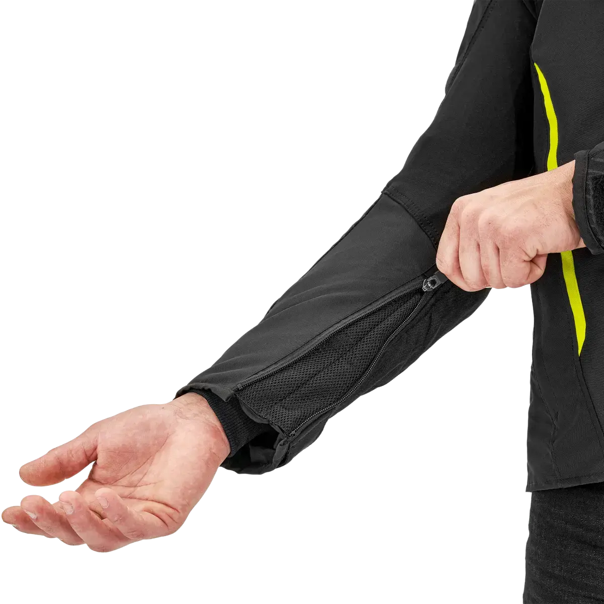 Kurtka motocyklowa SHIMA SOLID 2.0 MEN czarny/fluo - obrazek 13