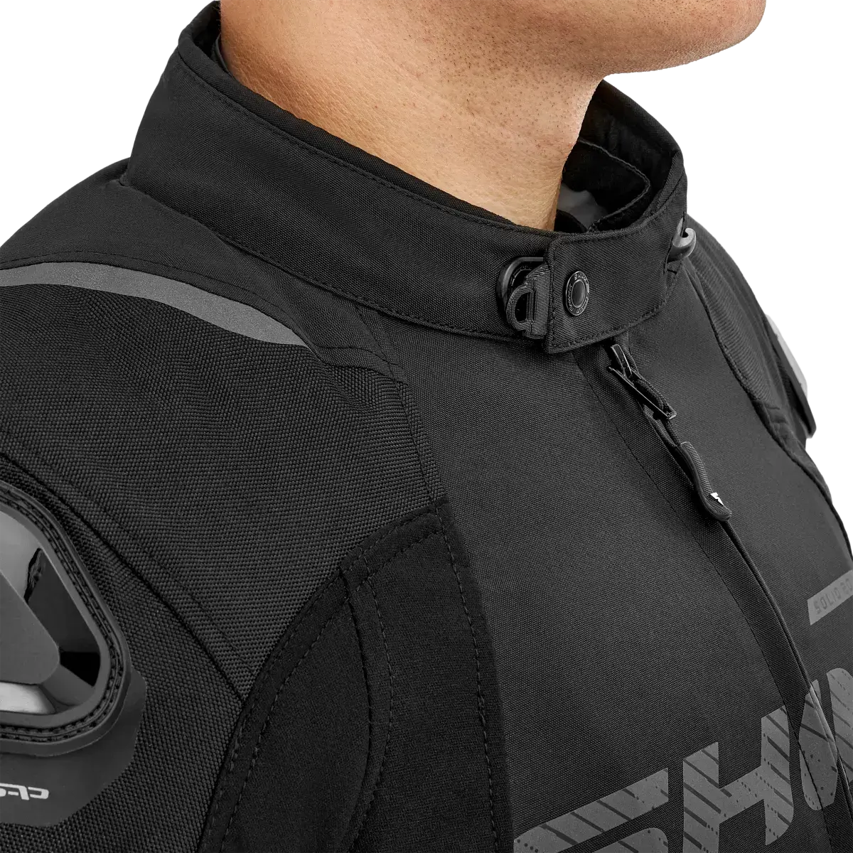 Kurtka motocyklowa SHIMA SOLID 2.0 MEN czarny/fluo - obrazek 16