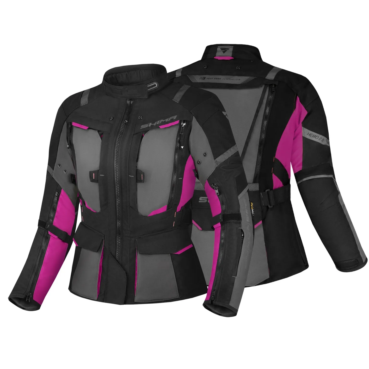 HERO 2.0 LADY JKT PINK 3XL - obrazek 3
