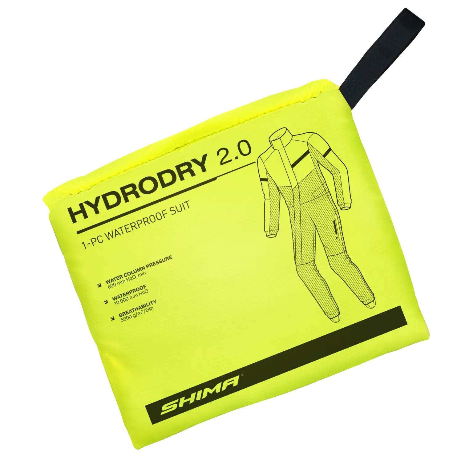 HYDRODRY 2.0 SUIT BLK/FL 3XL - obrazek 2