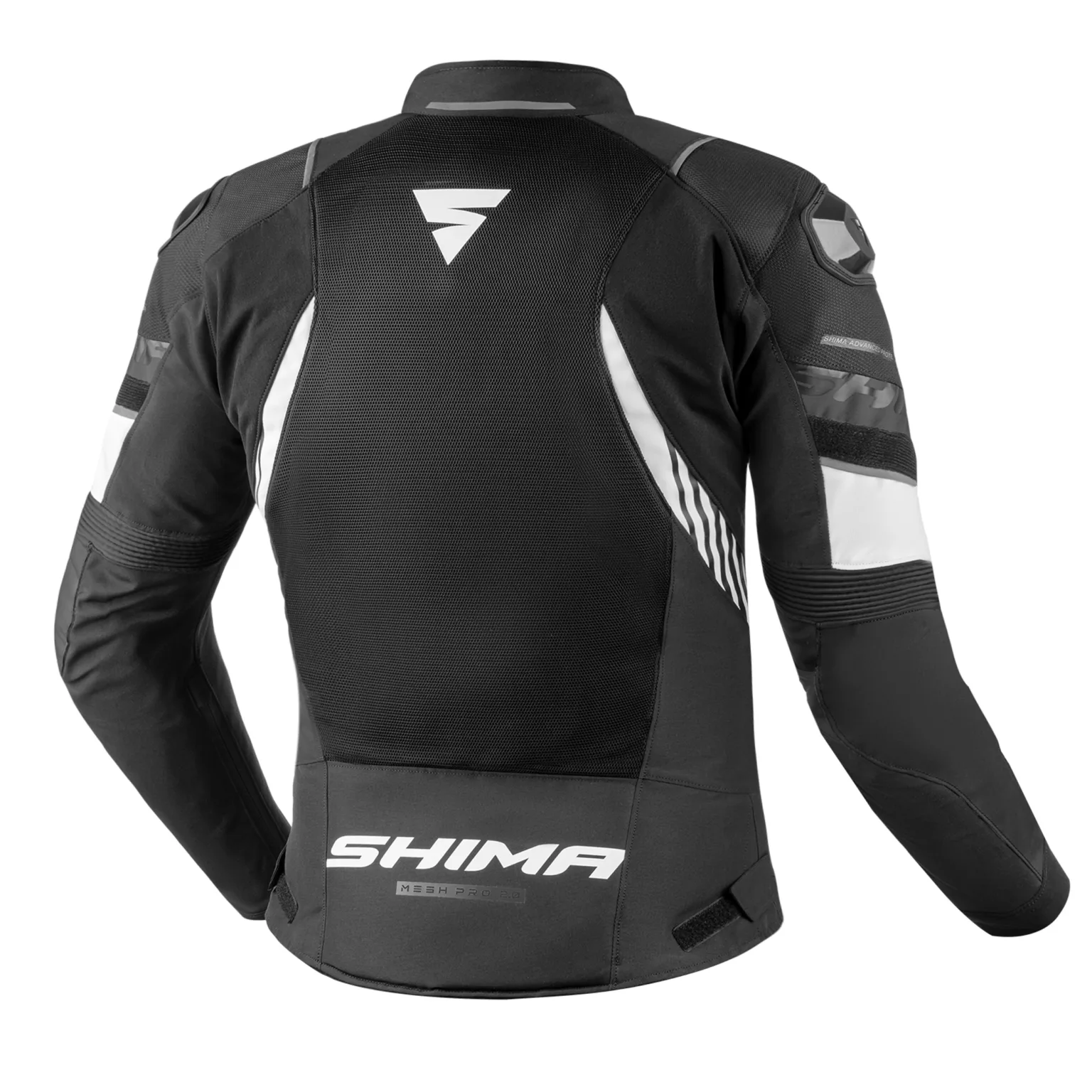 MESHPRO 2.0 MEN JKT BLK/WHT 3XL - obrazek 2