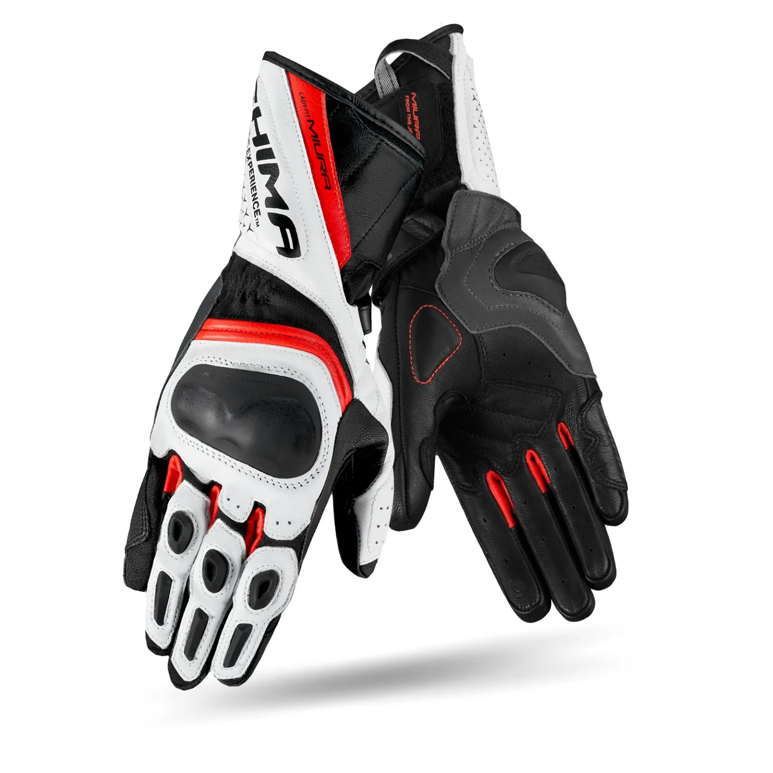 MIURA GLOVES RED FLUO XS - obrazek 3