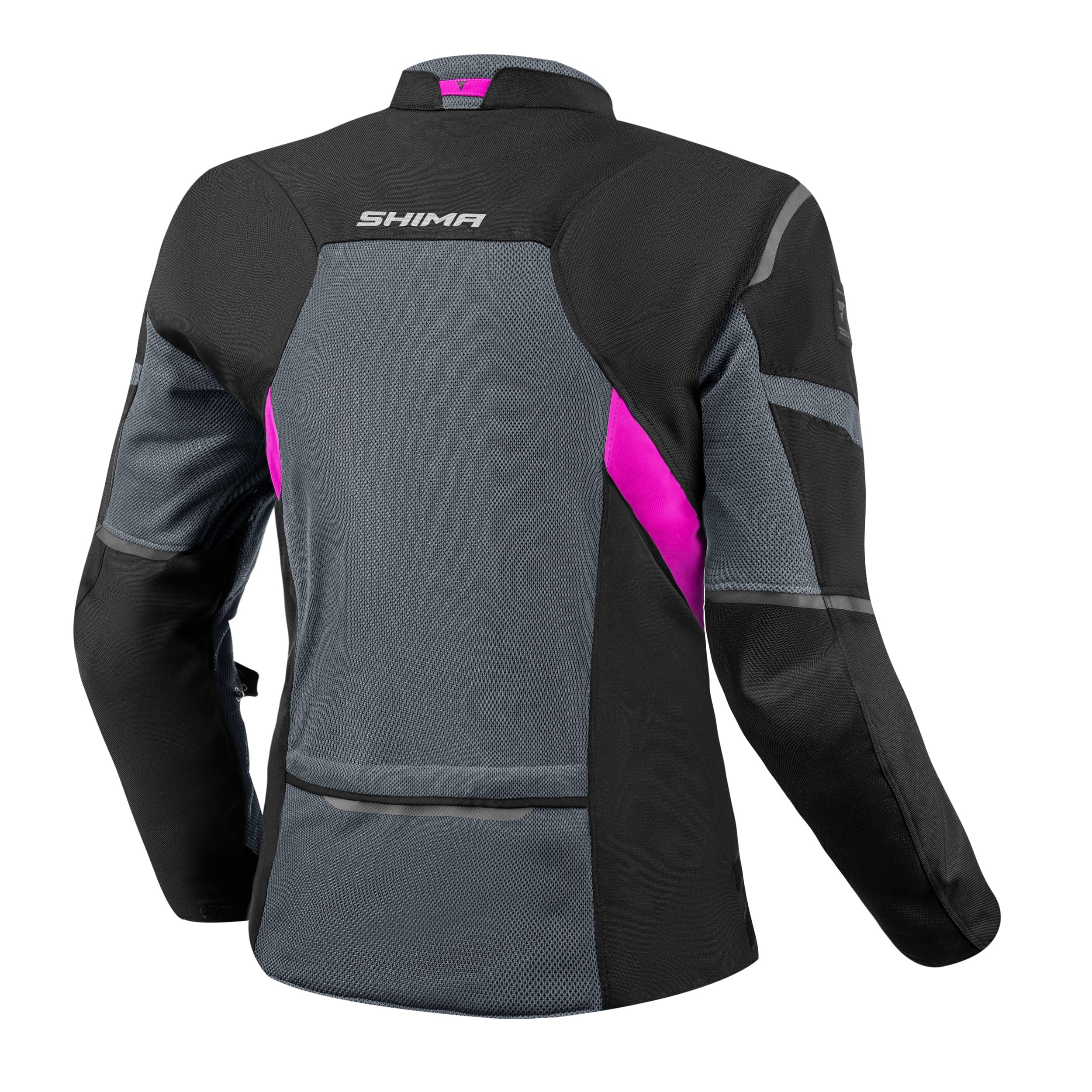 Kurtka motocyklowa damska SHIMA RUSH 2.0 VENT czarny/różowy - obrazek 2