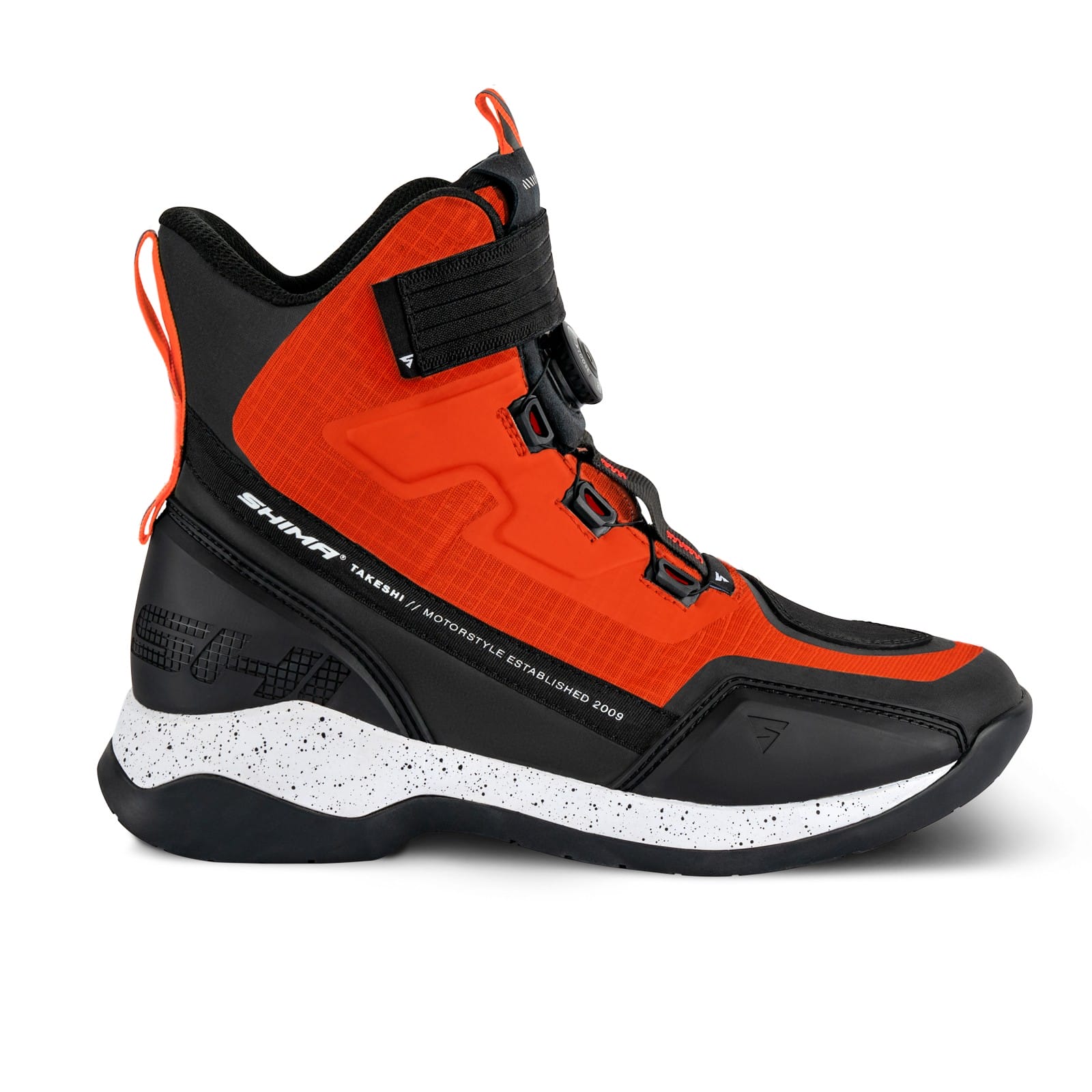 Buty motocyklowe SHIMA TAKESHI czarny/czerwony - obrazek 3