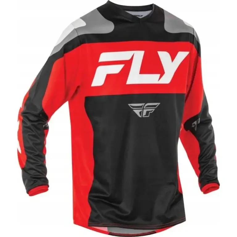 Koszulka bluza cross FLY Racing F-16 czarno/czerwony