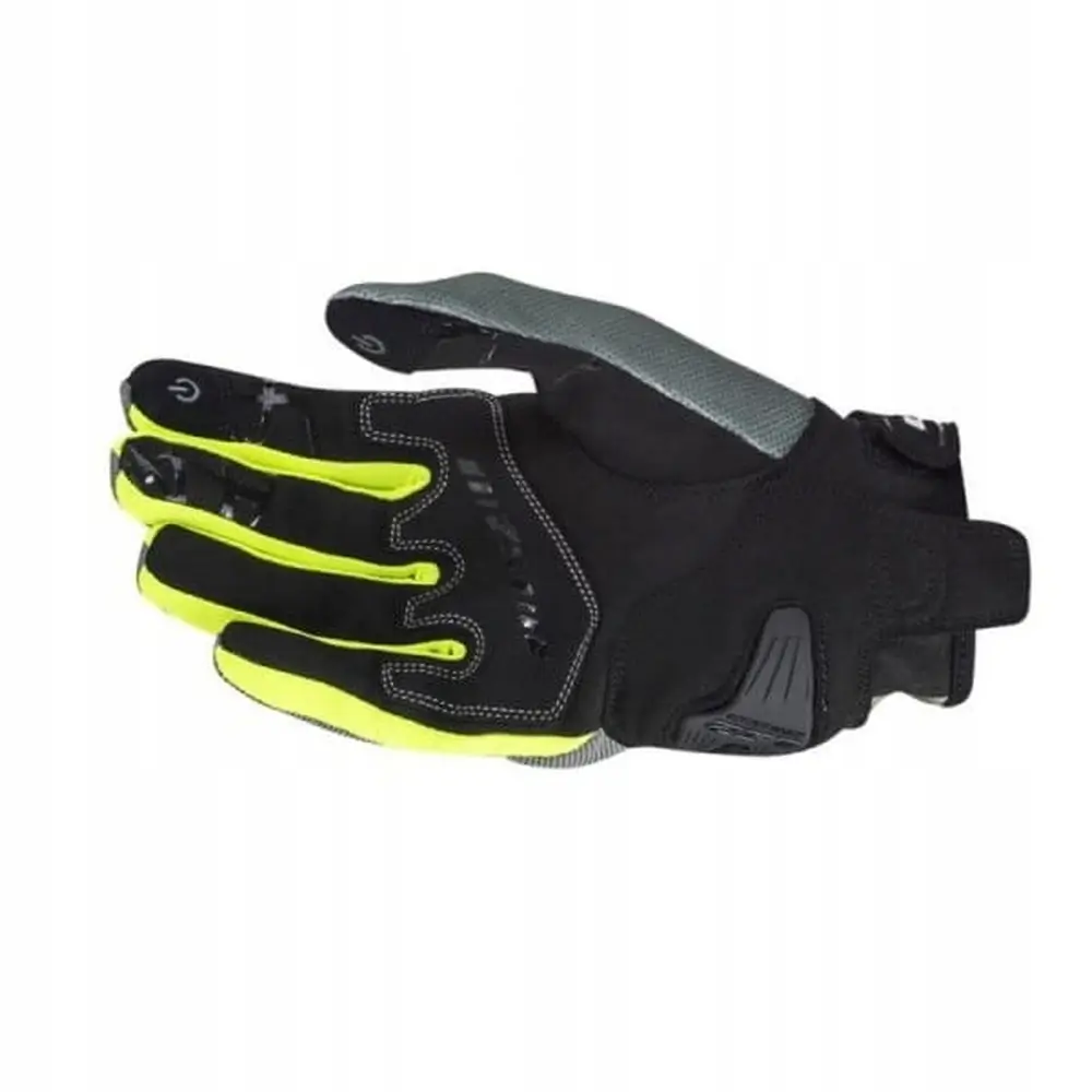 Rękawice motocyklowe LS2 DART 2 z ochraniaczami czarny/fluo - obrazek 6