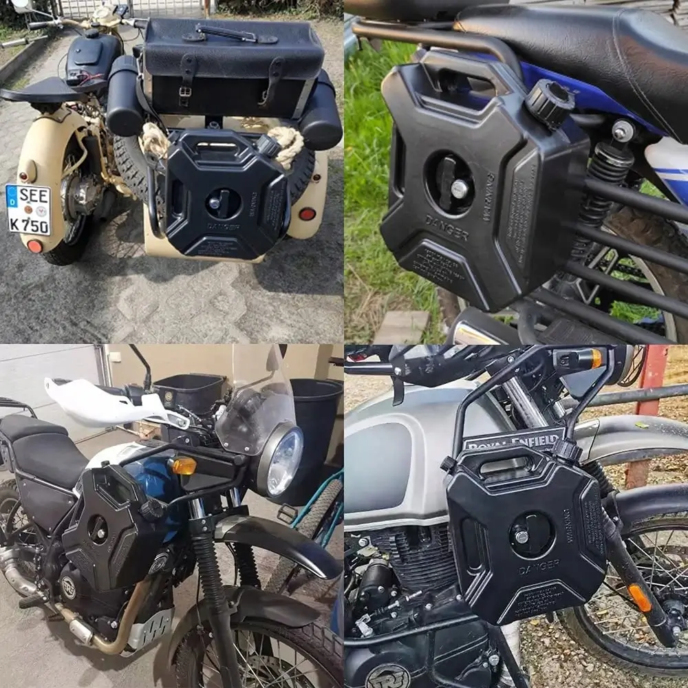 Kanister na paliwo do quada motocykla czarny zamykany na klucz 5L - obrazek 7