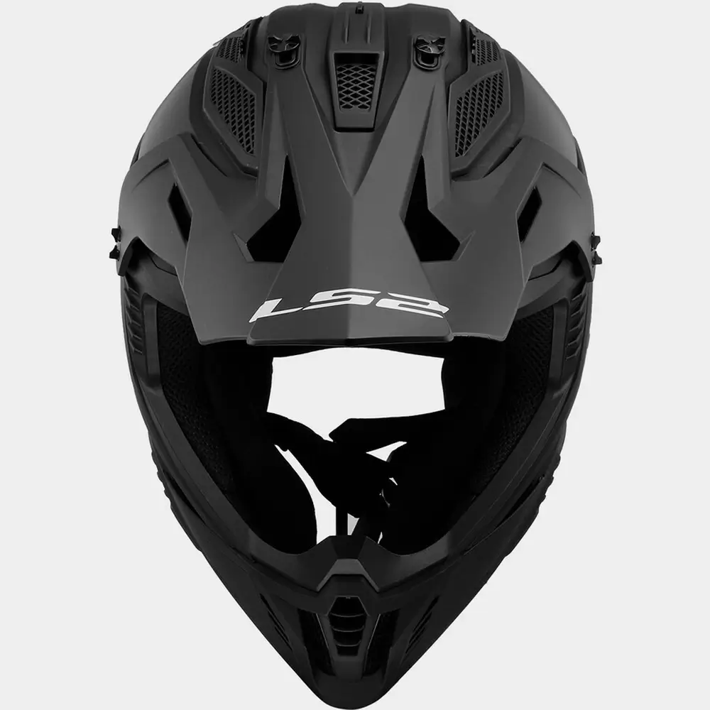 Kask LS2 MX708 FAST II CROSS ENDURO QUAD czarny mat + Latarka Gratis - obrazek 2