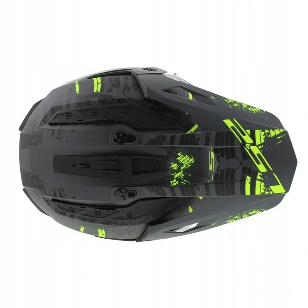 Kask enduro LS2 MX702 PIONEER II CRAZY CROSS QUAD czarny/fluo - obrazek 5