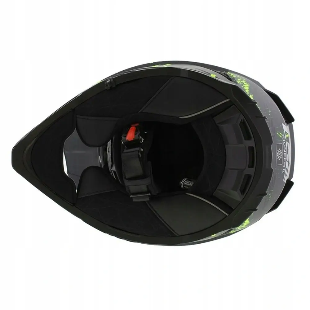 Kask enduro LS2 MX702 PIONEER II CRAZY CROSS QUAD czarny/fluo - obrazek 6