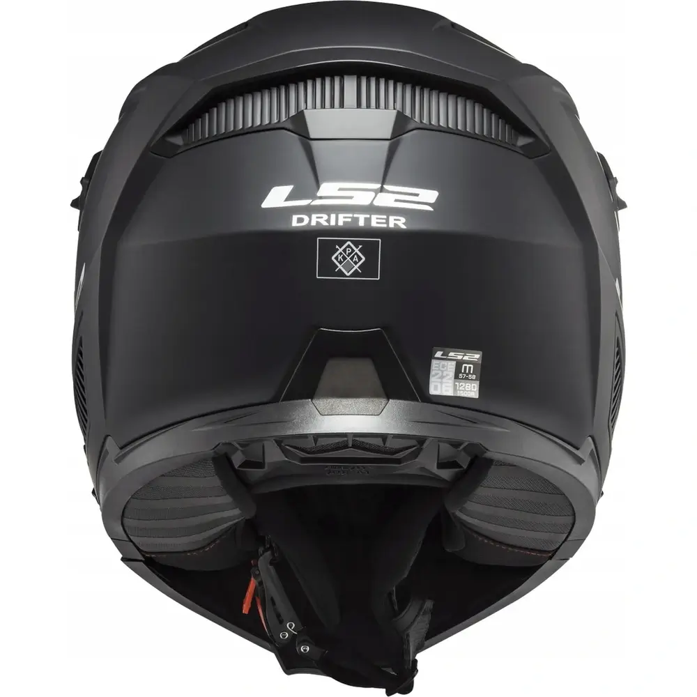 Kask motocyklowy LS2 OF606 odpinana szczęka czarny - obrazek 3