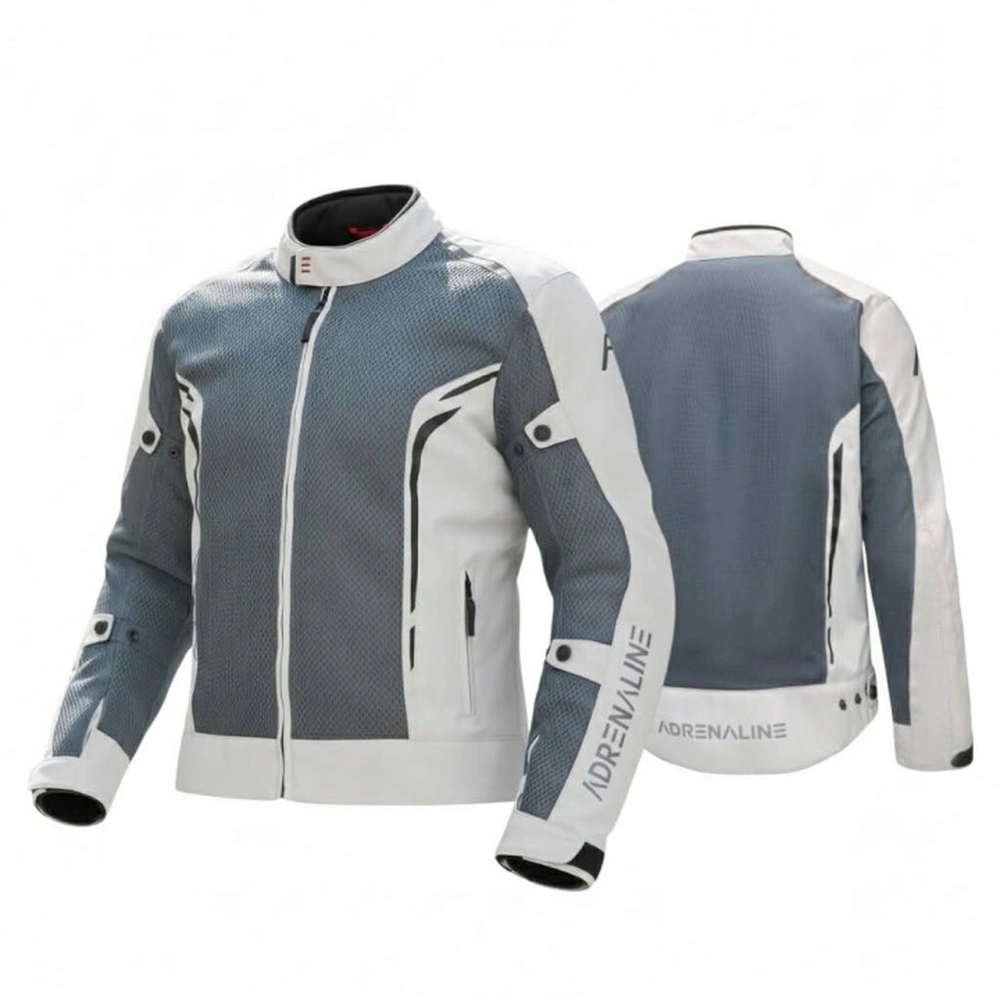 Kurtka motocyklowa Adrenaline MESHTEC 2.0 PPE z ochraniaczami szary