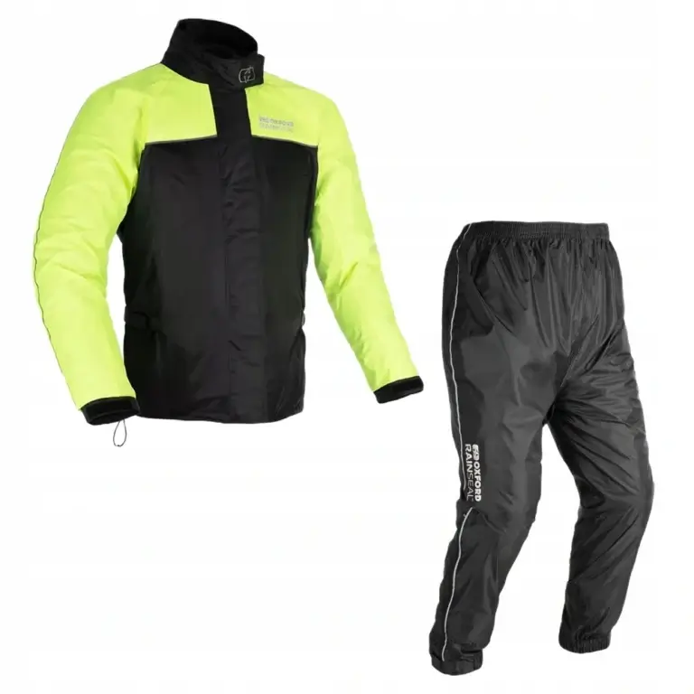 Kombinezon wodoodporny przeciwdeszczowy OXFORD RAINSEAL czarny/fluo