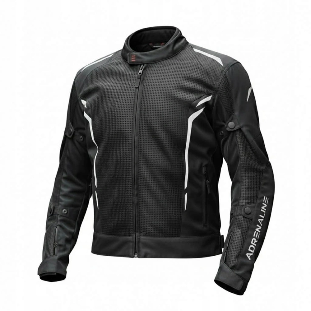Kurtka motocyklowa Adrenaline MESHTEC 2.0 PPE z ochraniaczami czarny