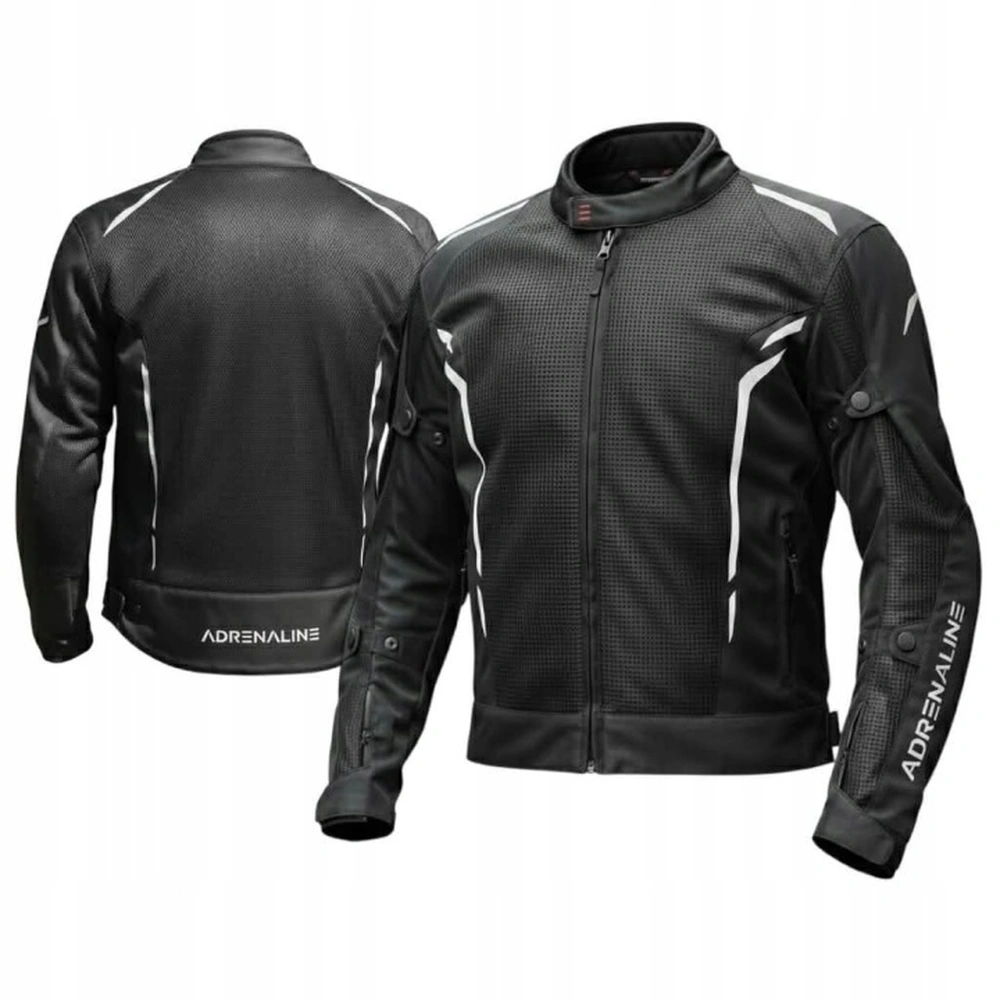 Kurtka motocyklowa Adrenaline MESHTEC 2.0 PPE z ochraniaczami czarny