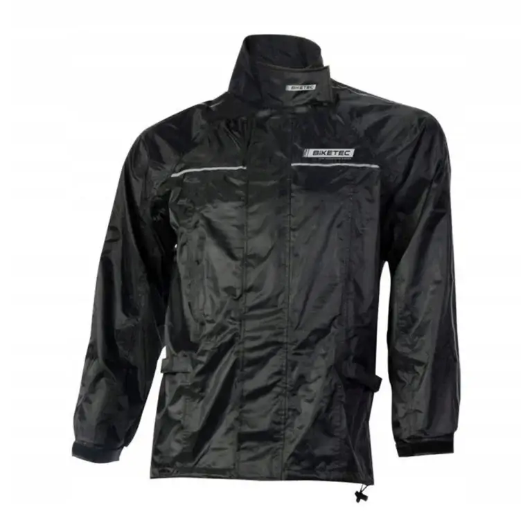 Kurtka wodoodporna przeciwdeszczowa BIKETEC RAINSEAL czarny