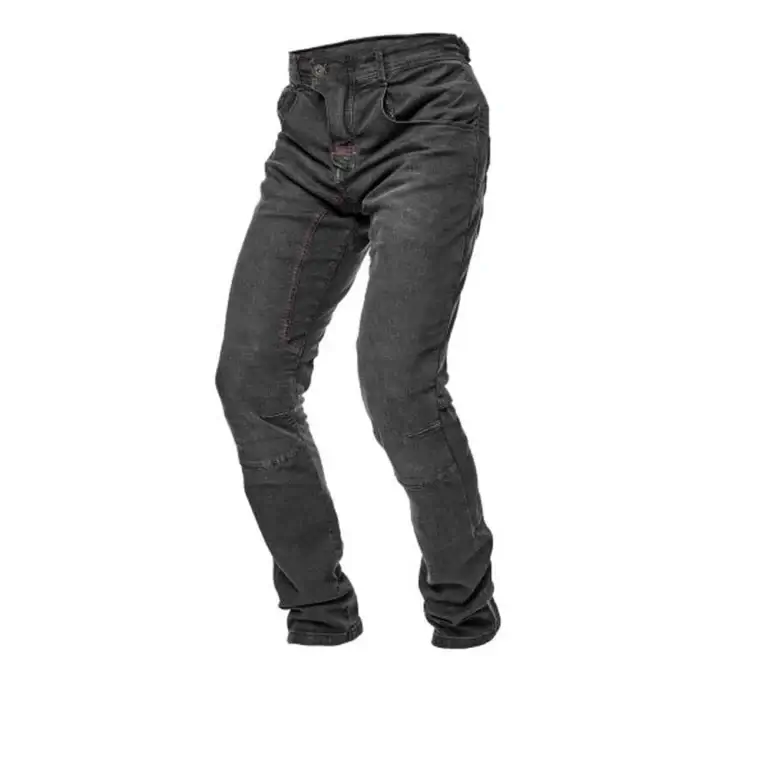 Spodnie motocyklowe Adrenaline Jeans ROCK z ochraniaczami czarny spodnie na motor jeansowe