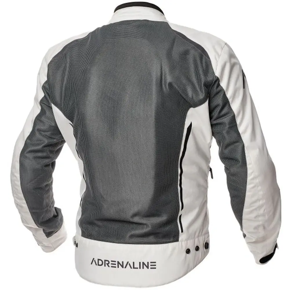 Kurtka motocyklowa Adrenaline MESHTEC 2.0 PPE z ochraniaczami szary - obrazek 3