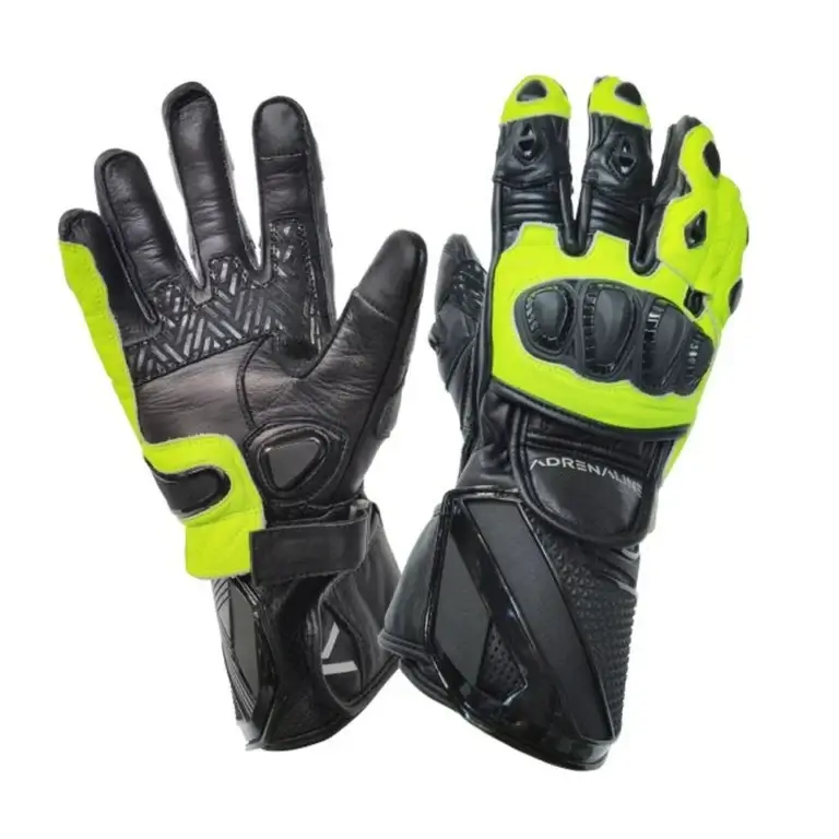 Rękawice motocyklowe długie ADRENALINE SPORTOWE LYNX PPE czarnyżółty rękawice długie na motor