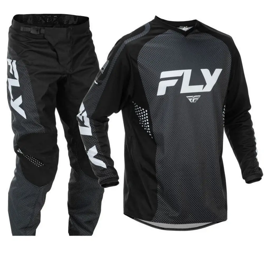 Komplet strój cross Enduro ATV FLY F-16 koszulka spodnie na crossa czarny