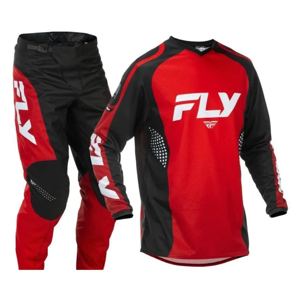 Komplet strój cross Enduro ATV FLY F-16 koszulka spodnie na crossa czerwony