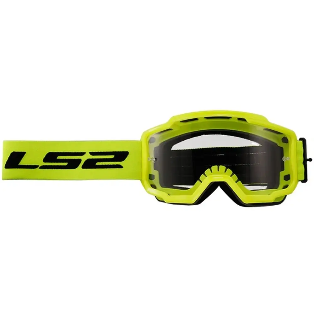 GOGLE-LS2-CHARGER-Cross-ATV-ENDURO-OFF-ROAD-Antifog-FLUO