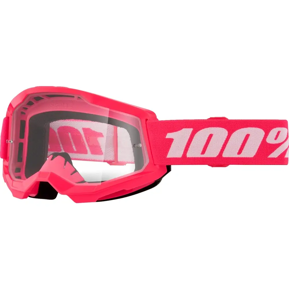 Gogle-100-PROCENT-Strata-2-NEON-ROZOWY