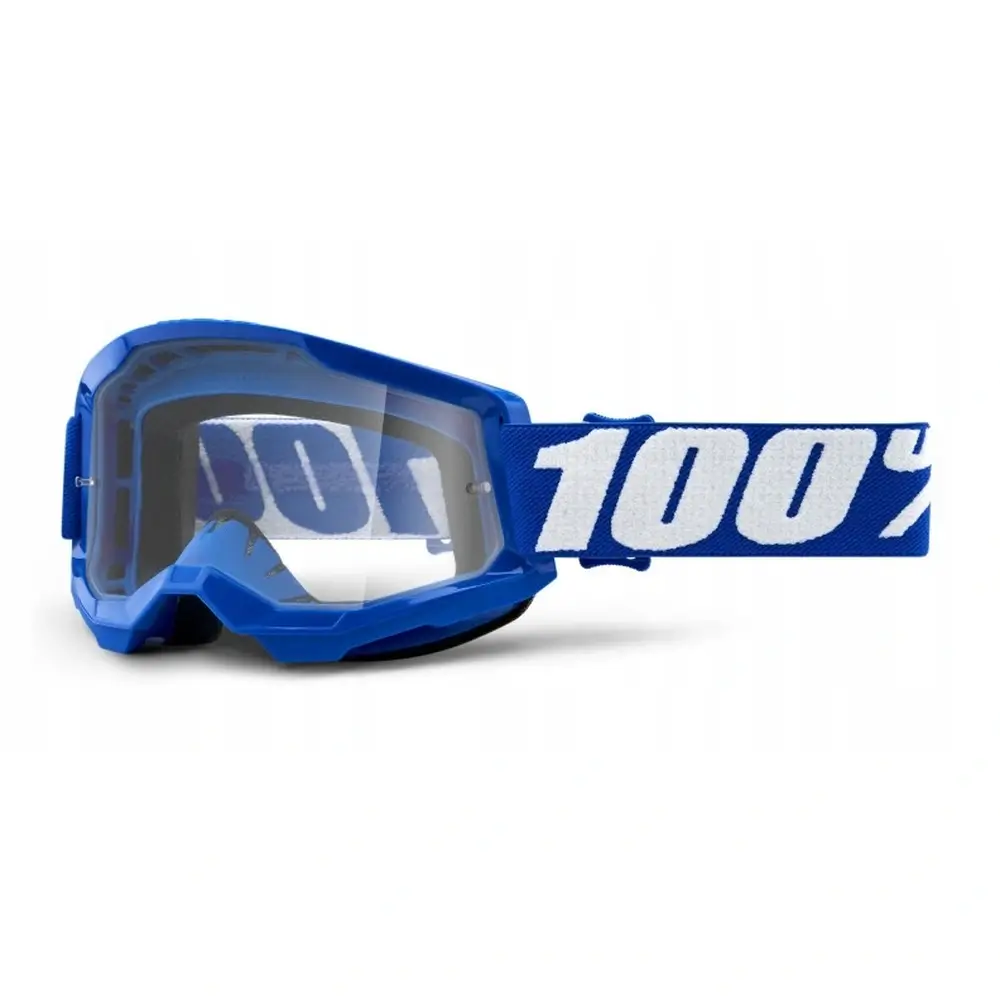 Gogle motocyklowe , na crossa 100 PROCENT Strata 2 100% czerwone. Wszystkie gogle 100% są lekkie, wygodne oraz pasują do większości znanych producentów kasków. Przystosowane do zrywek. Dane techniczne; Odpowiednia krzywizna zapewnia dopasowanie i doskonały kąt widzenia Soczewka Lexan® odporna na zarysowania, zapewnia doskonałą przejrzystość Nieparująca powłoka 9-pinowy system trzymania soczewki. Najwyższa liczba punktów retencyjnych zapewnia bezpieczne dopasowanie. Pluszowa, dwuwarstwowa pianka pry twarzy twarzy wchłania pot. Ramka wykonana z elastycznego, a jednocześnie trwałego uretanu. 40mm pasek powlekany silikonem utrzymuje okulary w miejscu