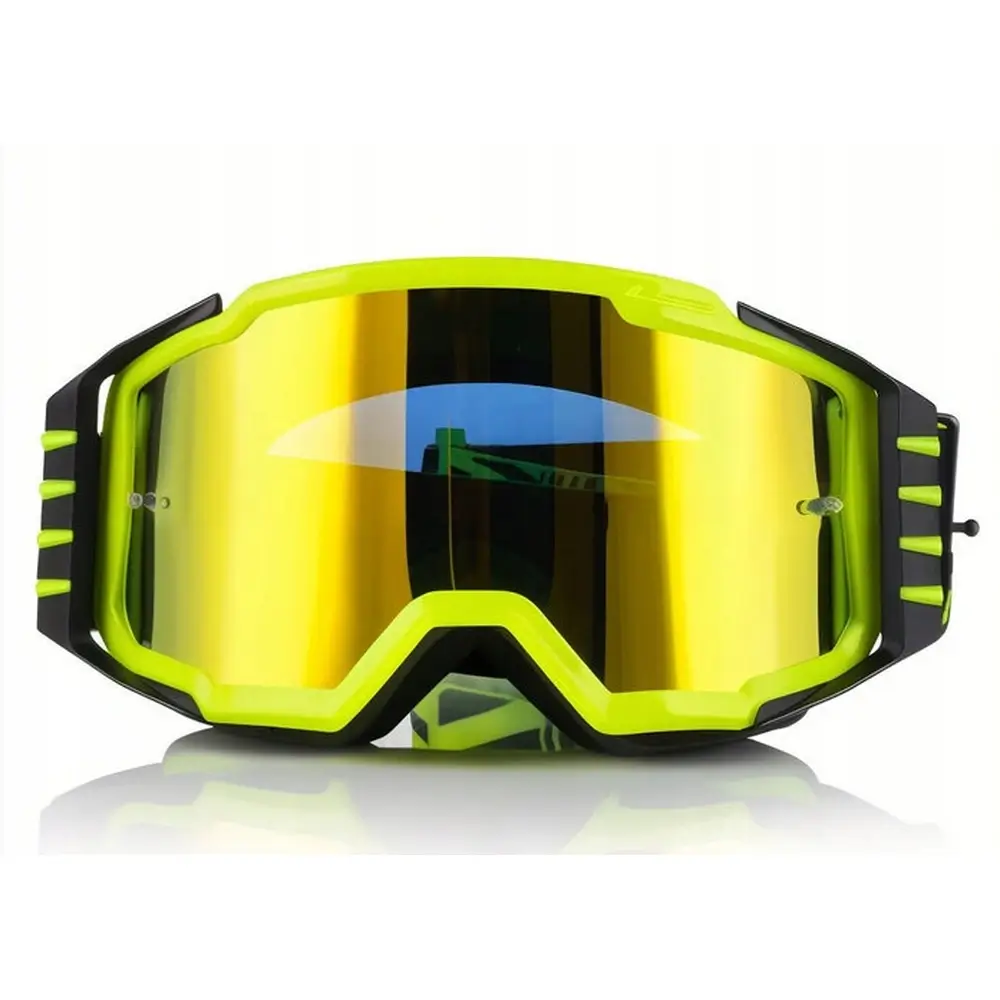Gogle Cross Enduro LS2 Charger Pro żółte 2 szyby + zrywki - obrazek 4