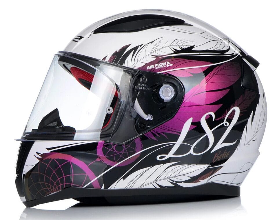 Kask Integralny LS2 FF353 RAPID II BOHO białyczarnyróżowy
