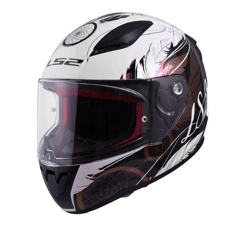 Kask Integralny LS2 FF353 RAPID II BOHO białyczarnyróżowy