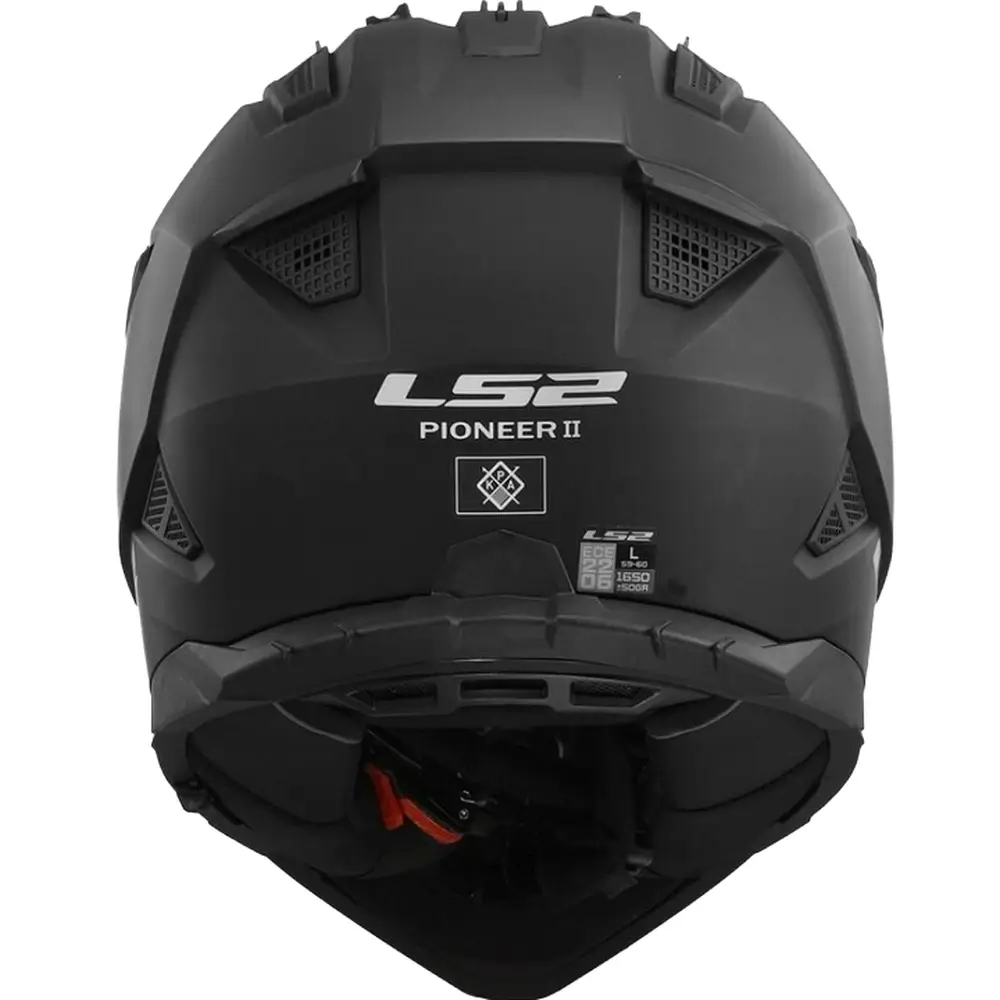 Kask enduro LS2 MX702 PIONEER II HILL MATT CROSS QUAD czarny - obrazek 5