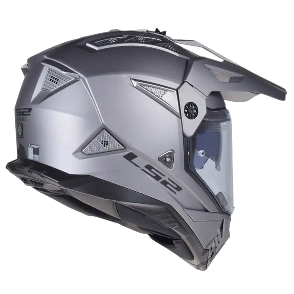 Kask enduro LS2 MX702 PIONEER II MATT TITAN szary