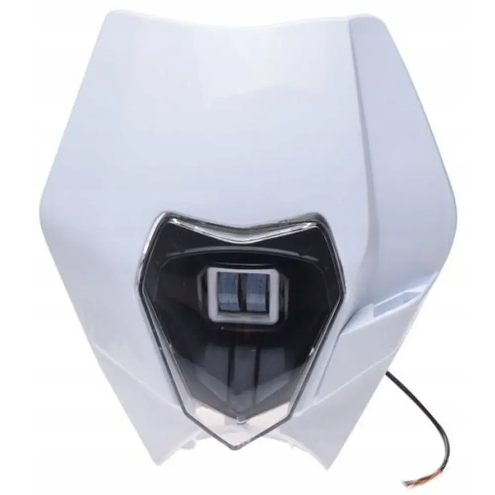 Owiewka reflektor lampa przód Cross Enduro LED biała