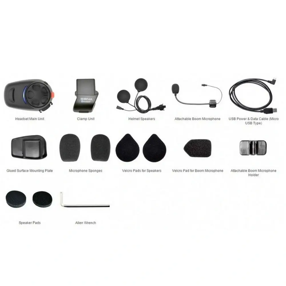 Interkom motocyklowy SENA SMH5 BLUETOOTH 3.0 400m na jeden kask - obrazek 5